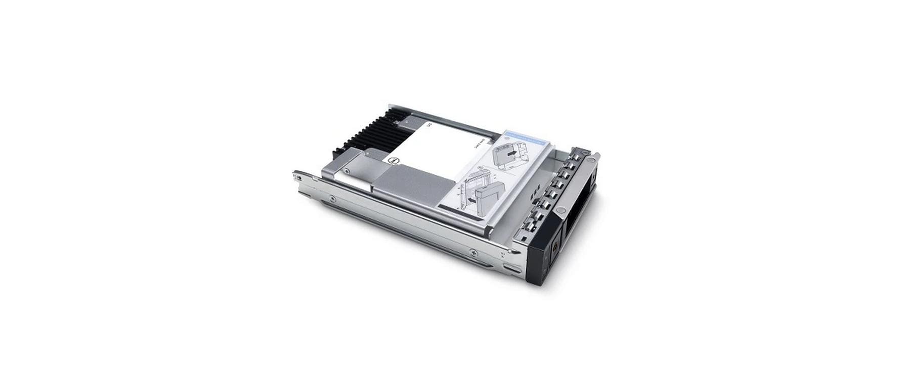 DELL 345-BDRV – 3,84 TB SATA 2,5" SSD (512e), 6Gb/s, 2,5" zu 3,5" Adapter, Hot-Plug