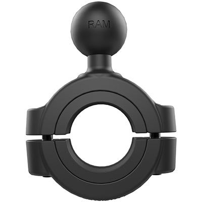 RAM Mounts Rohrschelle, drehbar – für Rohr-Ø 28,58–38,1 mm – Schwarz, Aluminium/Kautschuk