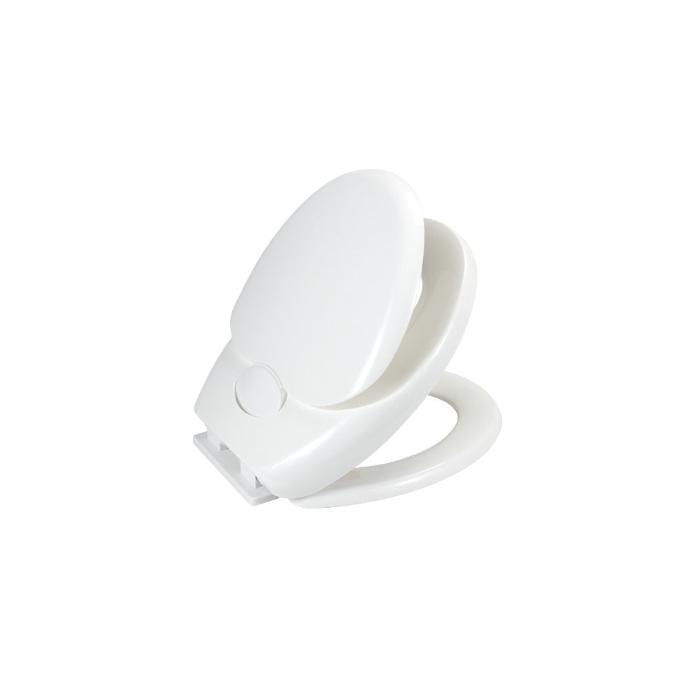 WENKO Family – Toilettensitz – Thermoplast, Weiss, Soft-Close, 38 × 45 cm