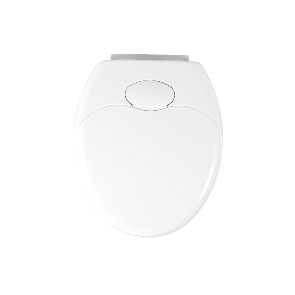 WENKO Family – Toilettensitz – Thermoplast, Weiss, Soft-Close, 38 × 45 cm