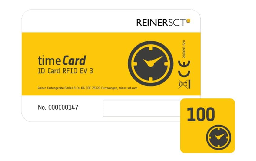 Reiner SCT RFID-Ausweis timeCard DES (ev3)