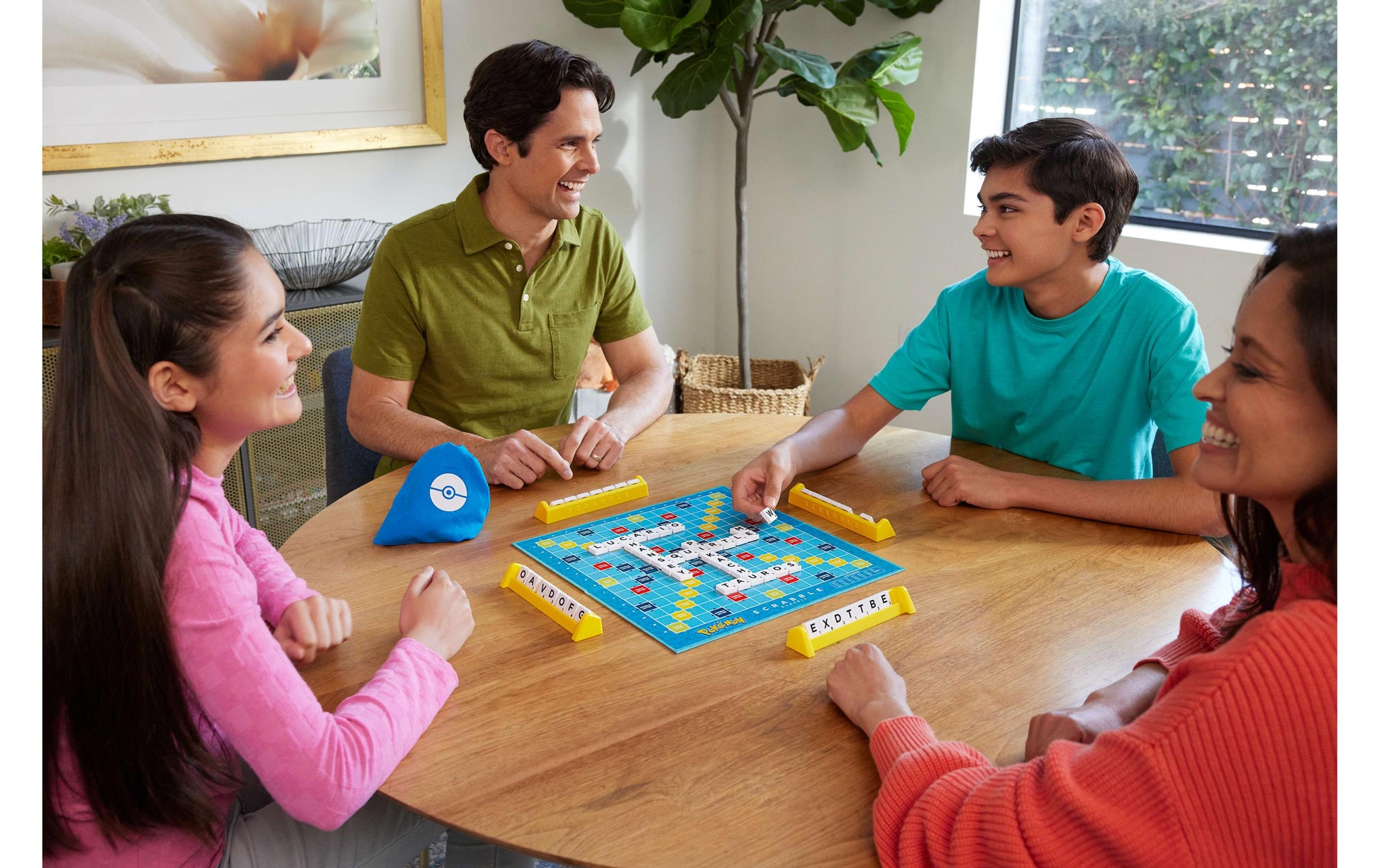 Mattel Scrabble Pokémon – Brettspiel, 2–4 Spieler, ab 8 Jahren, 25 Min., FR