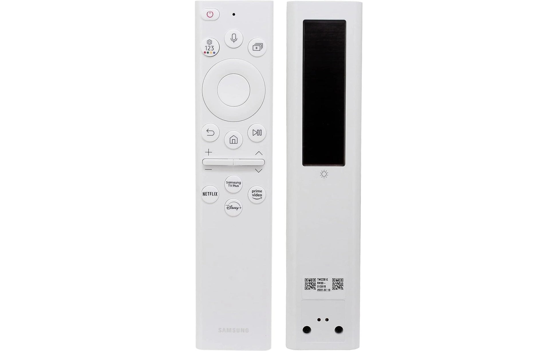 Samsung TM2281E (BN59-01391B) Fernbedienung – für QLED, Frame – One Remote, Solar – Weiss