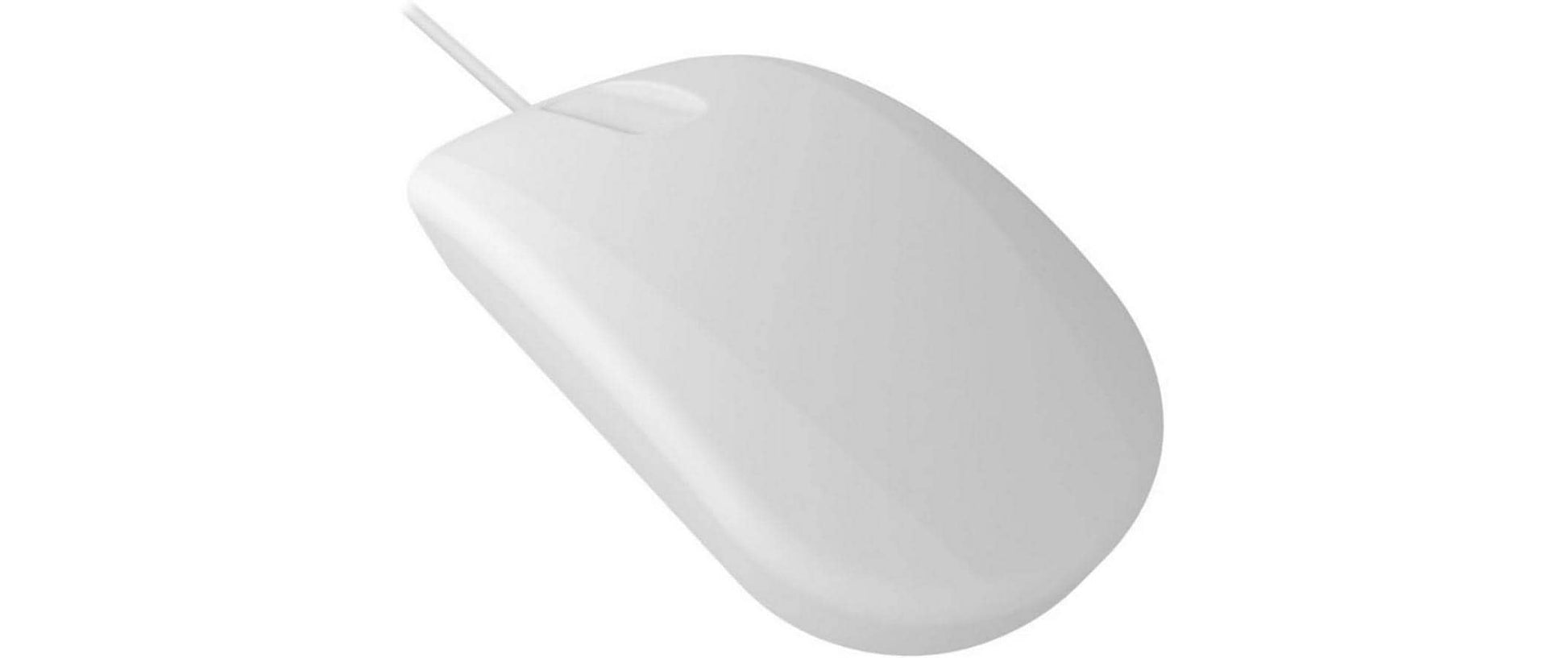 CHERRY AK-PMH3 Hygiene-Maus – kabelgebunden, USB-A, 1'000 dpi, 3 Tasten, beidhändig, abwaschbar/desinfizierbar