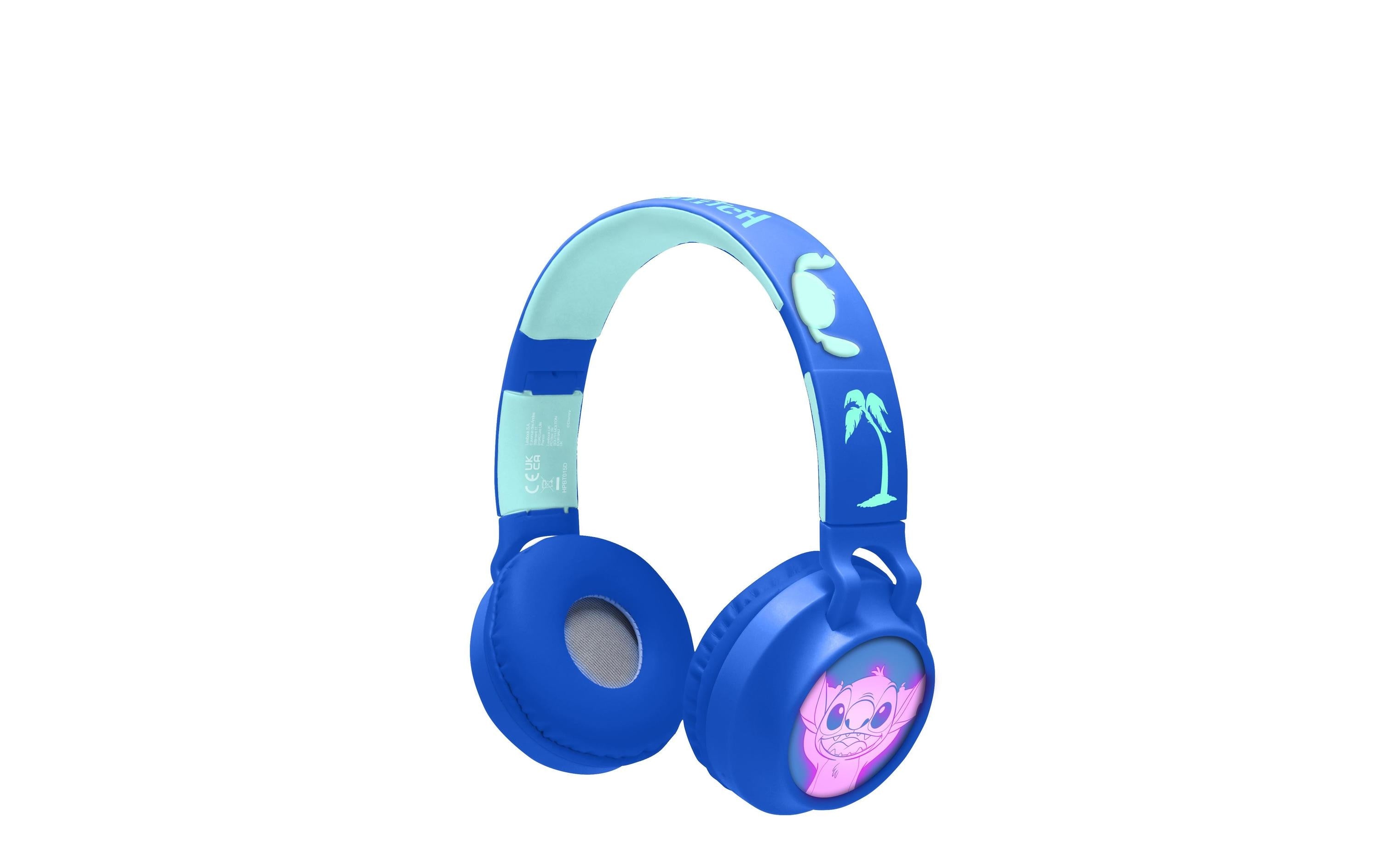 Lexibook 3D Stitch – Over-/On-Ear Kopfhörer, kabelgebunden & kabellos, 16 h, Blau