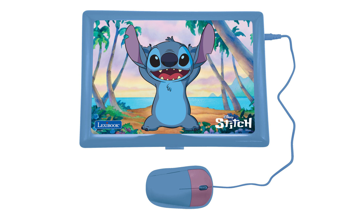 Lexibook Kinder-Laptop – Stitch, 124 Aktivitäten, ab 4 Jahren, Deutsch, Englisch