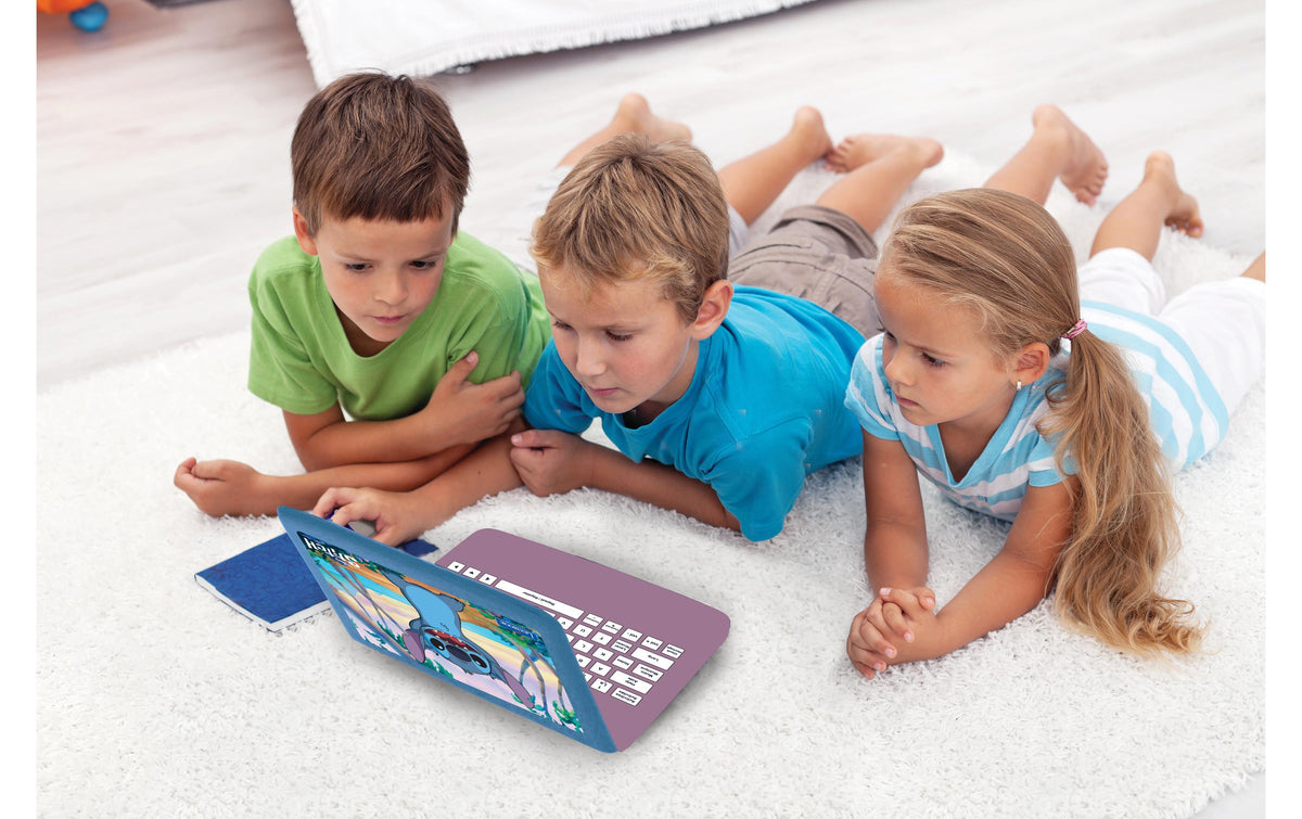 Lexibook Kinder-Laptop – Stitch, 124 Aktivitäten, ab 4 Jahren, Deutsch, Englisch