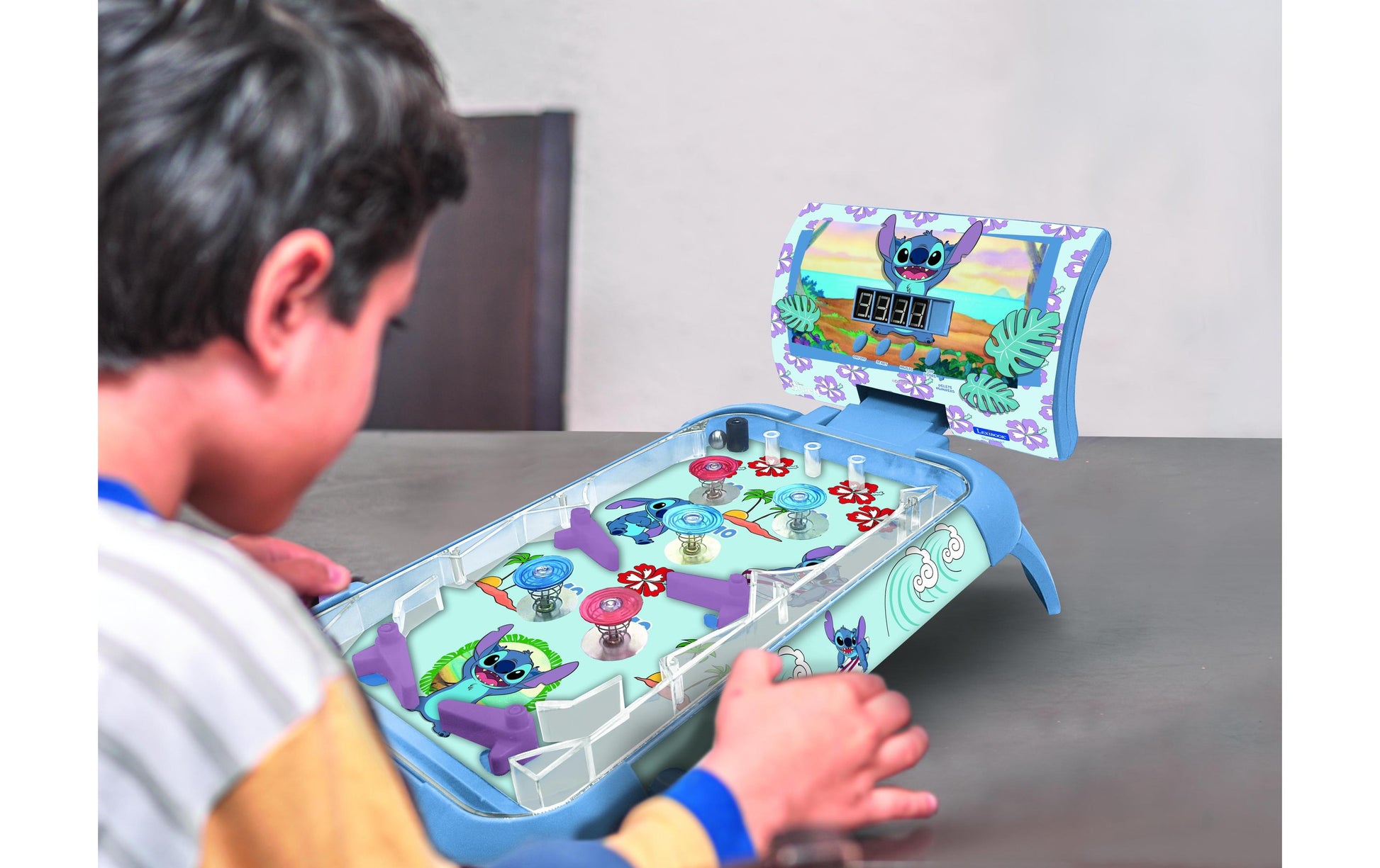 Lexibook Tischflipper Stitch – Brettspiel, 1–4 Spieler, ab 5 Jahren, 30 Min., mehrsprachig