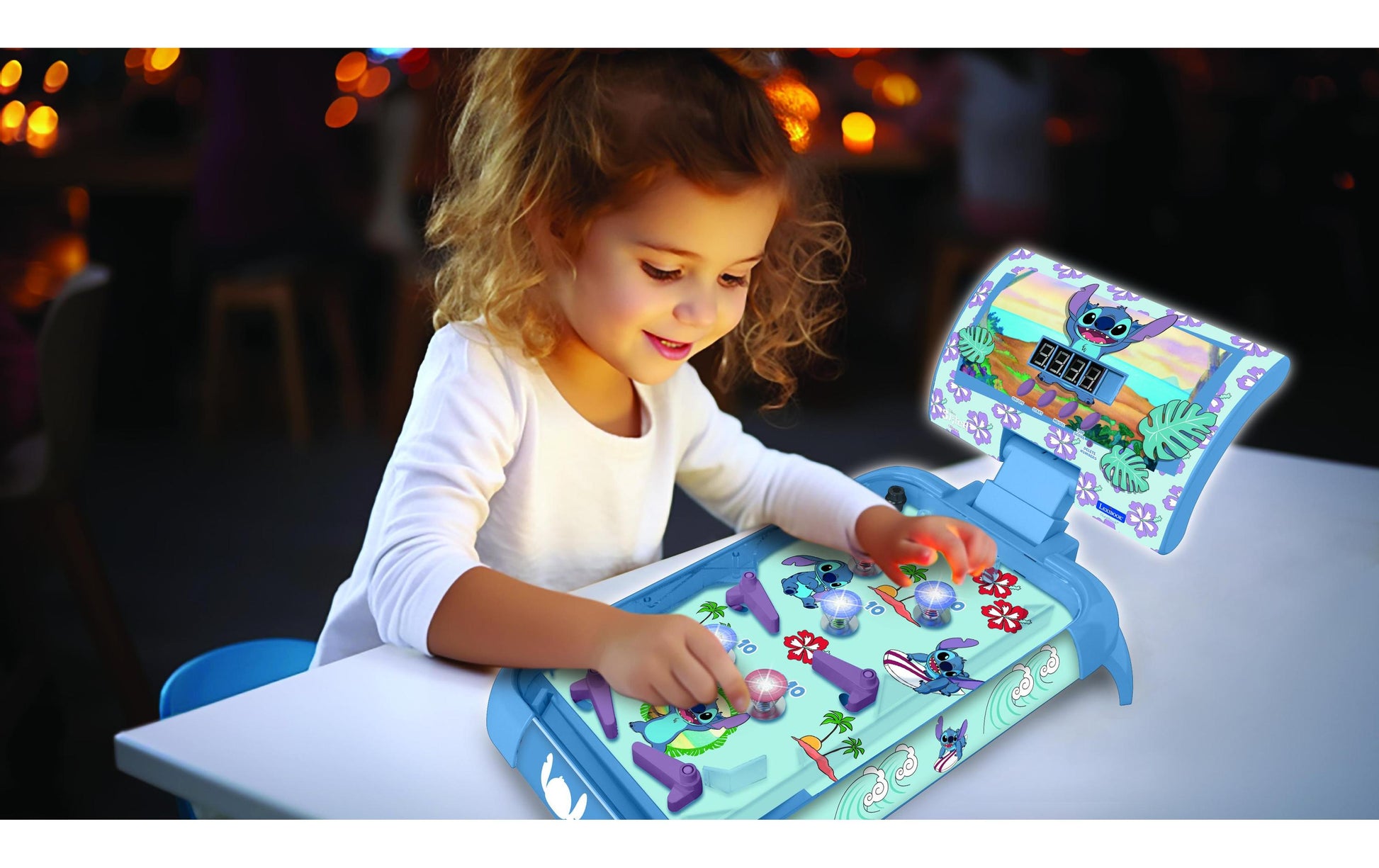 Lexibook Tischflipper Stitch – Brettspiel, 1–4 Spieler, ab 5 Jahren, 30 Min., mehrsprachig