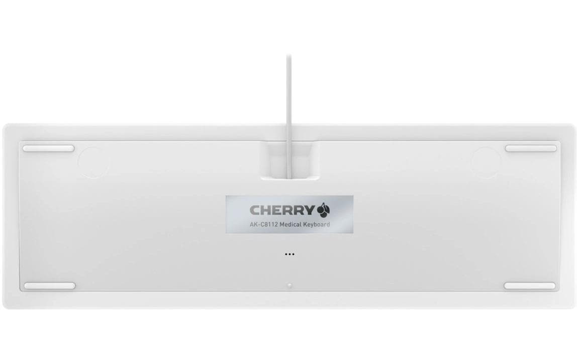 CHERRY AK-C8112 – Tastatur, kabelgebunden (USB-A), CH-Layout (DE-CH), Fullsize (mit Ziffernblock), Scissor