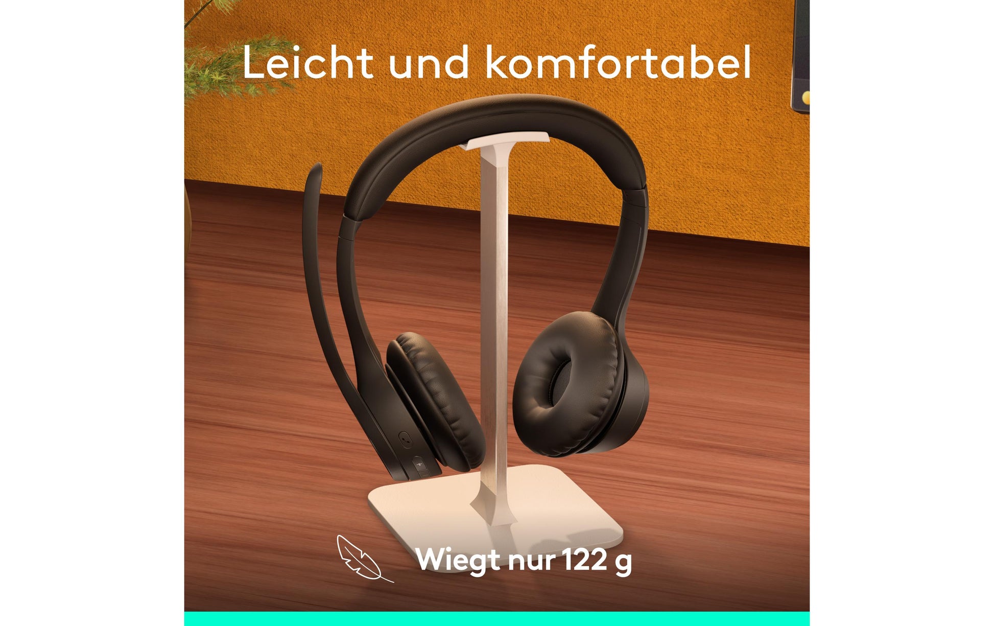 Logitech ZONE 305 – Headset – Bluetooth, USB-A-Dongle, UC-Version – Schwarz