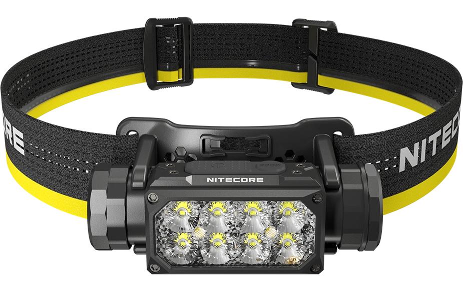 Nitecore Stirnlampe NC-HC65UHE – 2000 lm, 222 m, IP68, Laufzeit 66 h – Schwarz