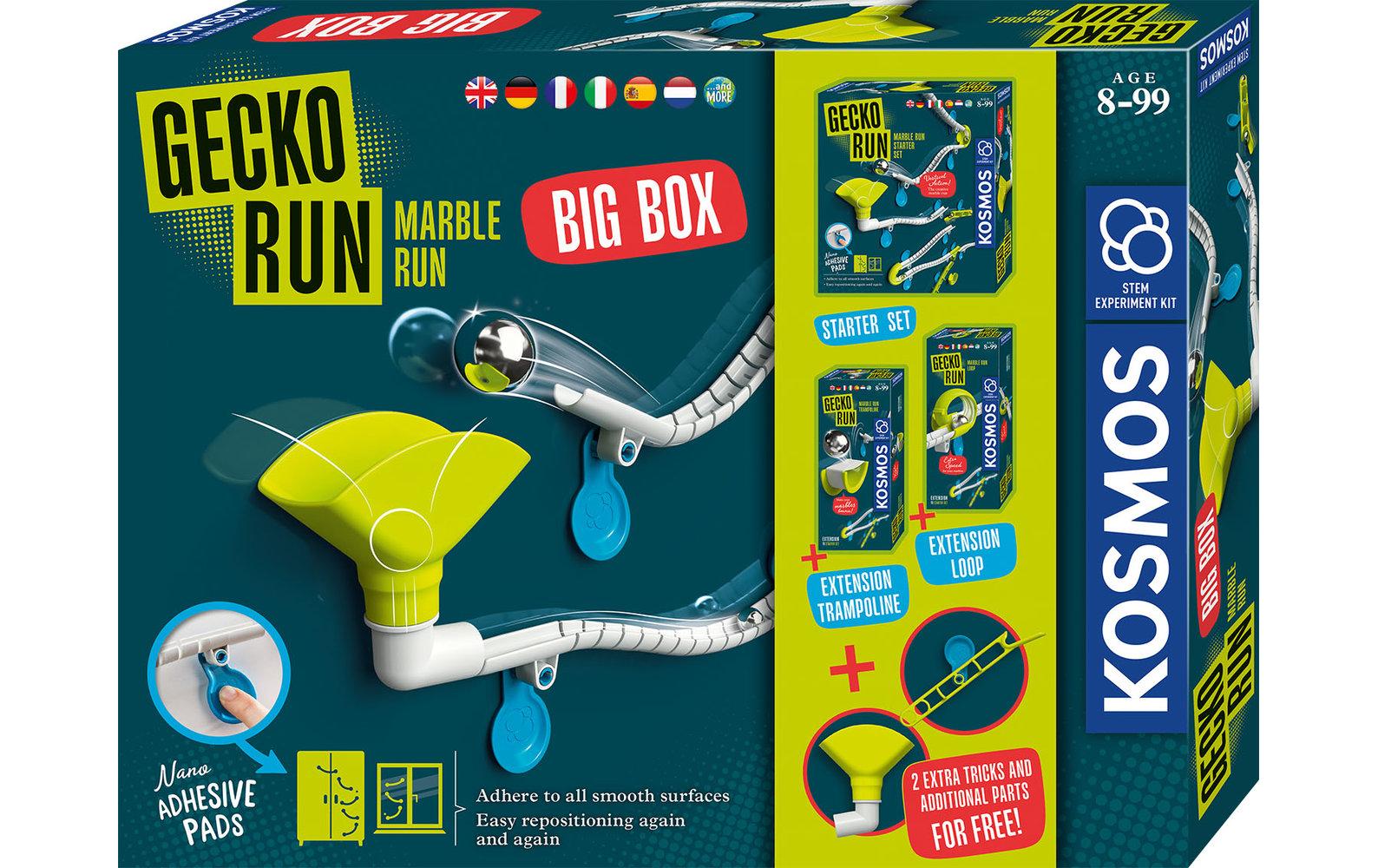 Kosmos Gecko Run Kugelbahn – 138-teilig – 37,5×28,7×6,5 cm – Ab 8 Jahren – Kunststoff, Mehrfarbig