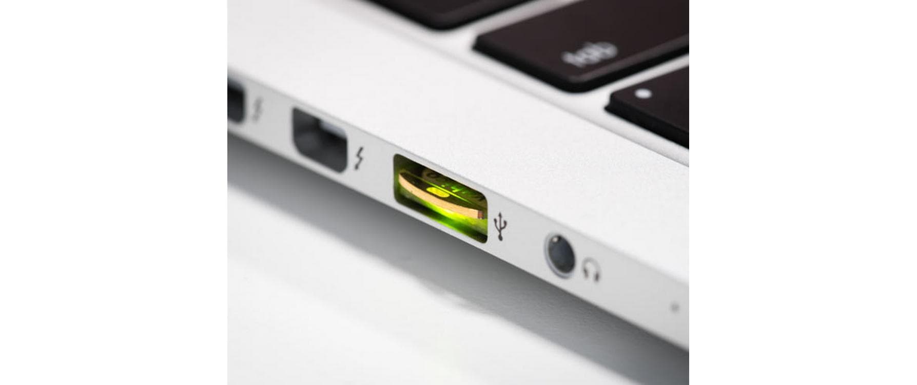 Yubico USB-Adapter USB-A – FIDO 2, U2F zertifiziert – Schwarz/Gold – für Windows, Mac OS, Linux