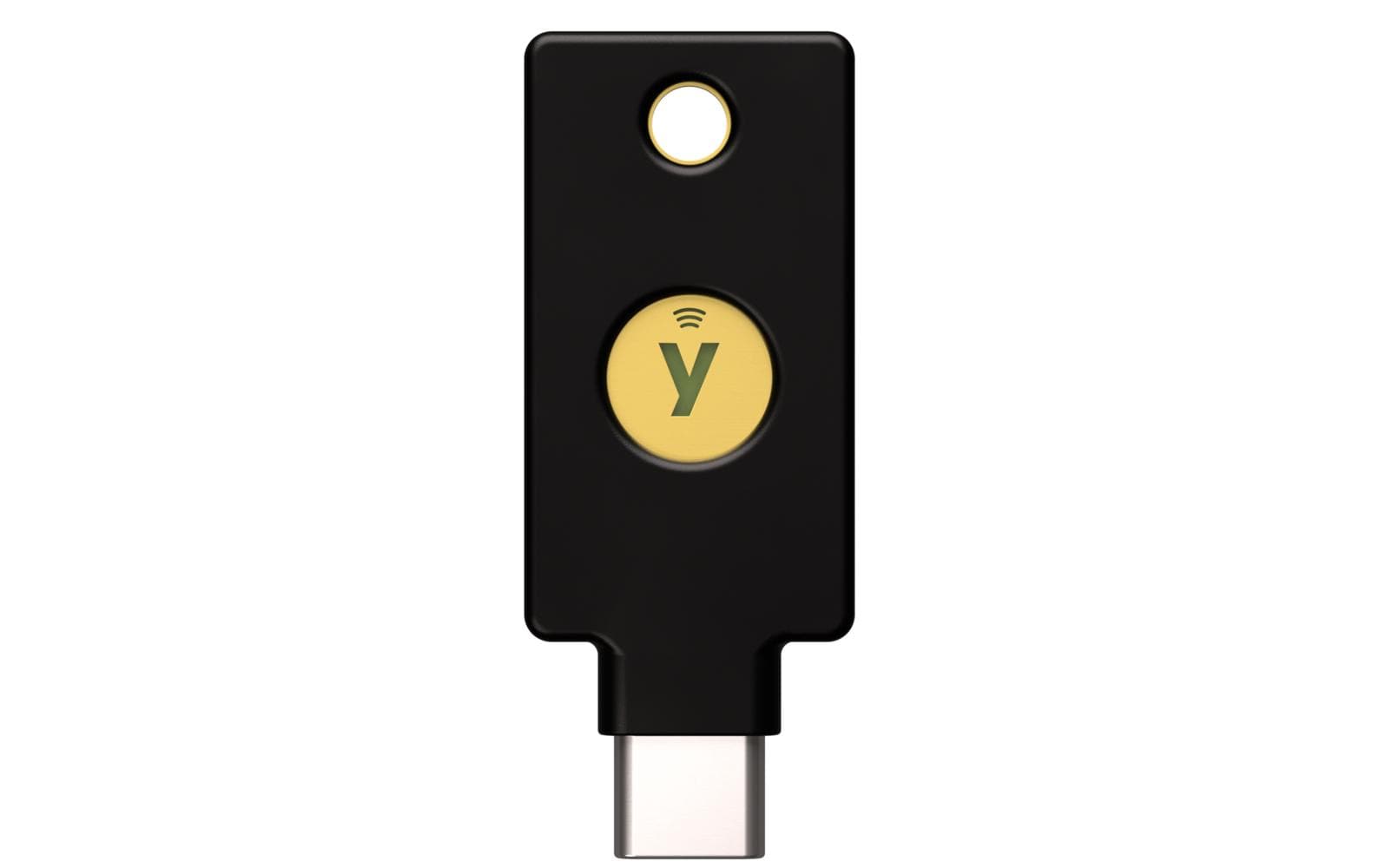 Yubico Sicherheitsschlüssel YubiKey Security Key C NFC – für Google, Microsoft, sforce.com und andere, IP68