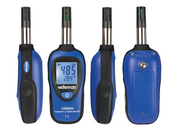 Velleman DEM500 Temperatur- und Feuchte-Messgerät