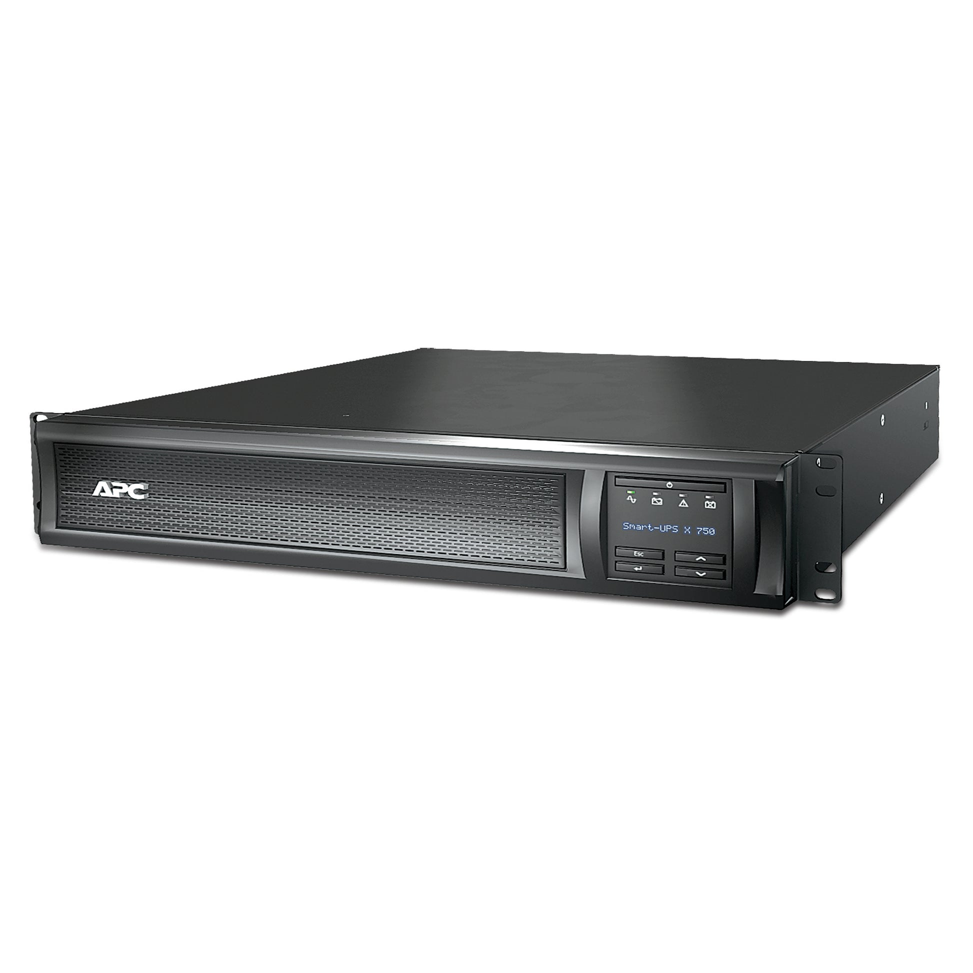 APC SMX750INC USV 0,75 kVA/600 W Line-Interaktiv – Rack/Tower 2U – C13×10, Eingang IEC C14 – Schwarz