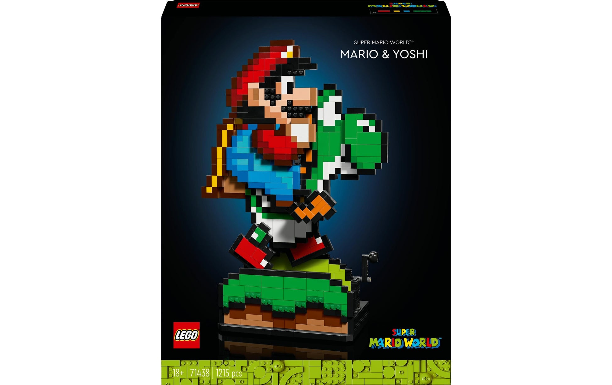 LEGO Super Mario World: Mario & Yoshi Bauset – 1215-teilig – ab 18 Jahren