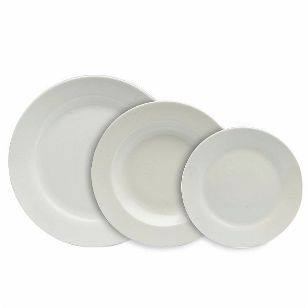 Tognana Porcellane Tognana Geschirrset Olimpia – 18-teiliges Set, Ø 27/21/19 cm, Porzellan, spülmaschinenfest