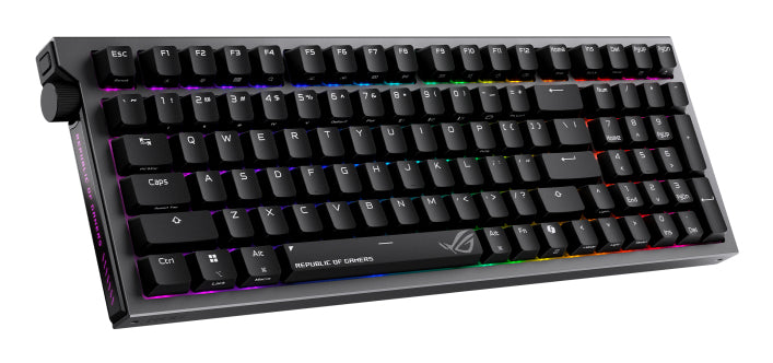 ASUS ROG Strix Morph 96 – Gaming-Tastatur 96% – Mechanisch, RGB – Bluetooth & 2,4 GHz (USB-A Empfänger)