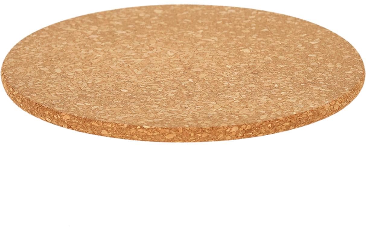 Esschert Design Untersetzer – Ø 25,0 cm, H 1,0 cm, Kork, Braun