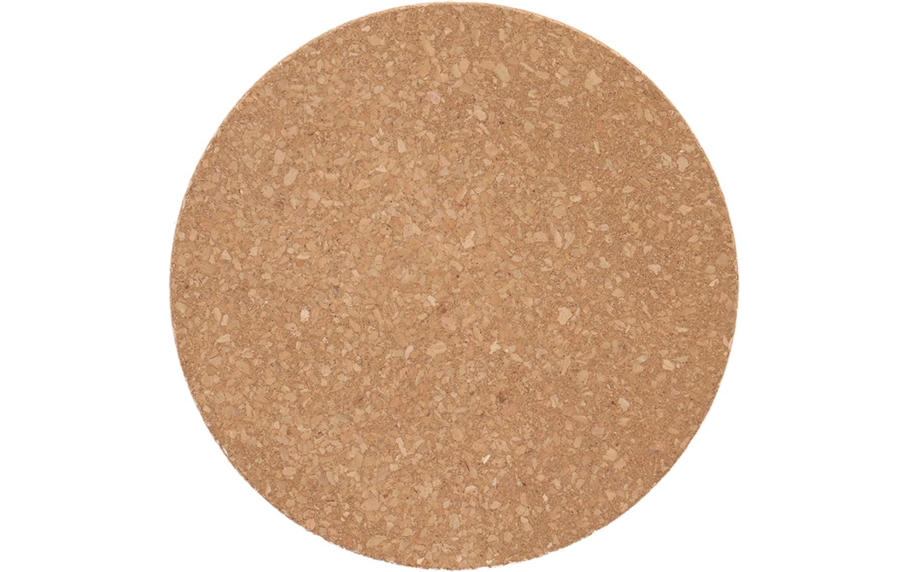 Esschert Design Untersetzer – Ø 25,0 cm, H 1,0 cm, Kork, Braun