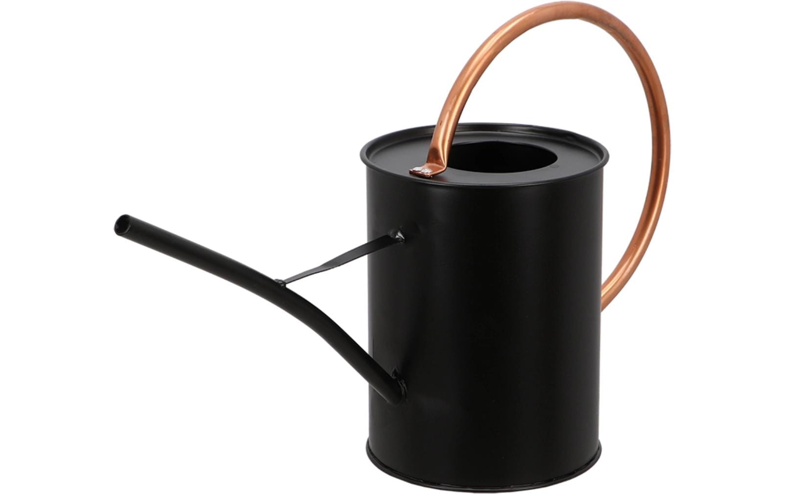 Esschert Design Giesskanne TG362 – 1,64 l – verzinktes Eisen – schwarz – 37,0 × 12,6 × 23,0 cm