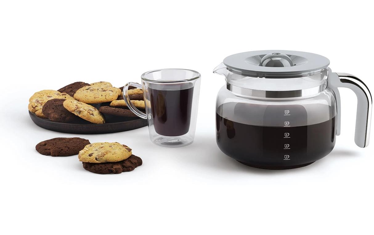 Smeg DCF02PBEU Filterkaffeemaschine – 10 Tassen, 1,25 l, Hellblau