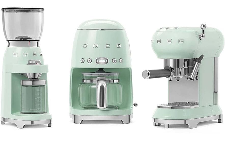 Smeg DCF02PGEU Filterkaffeemaschine – 10 Tassen, 1,25 l, Hellgrün