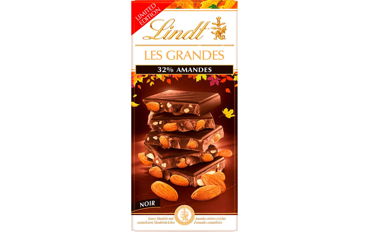 Lindt LES GRANDES Tafelschokolade – Mix – 150 g