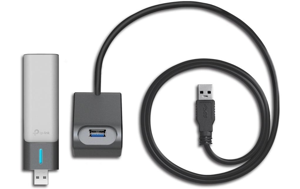 TP-Link Archer TX50UH USB-WLAN-Adapter – Wi-Fi 6, bis 3000 Mbit/s, Dual-Band, USB 3.2 Gen 1