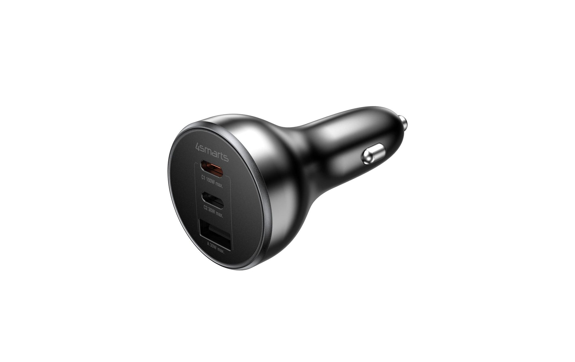 4smarts VoltRoad Ultimate Kfz Ladegerät – 160 W, 2× USB-C + 1× USB-A, PD – für Laptop, Smartphone, Smartwatch