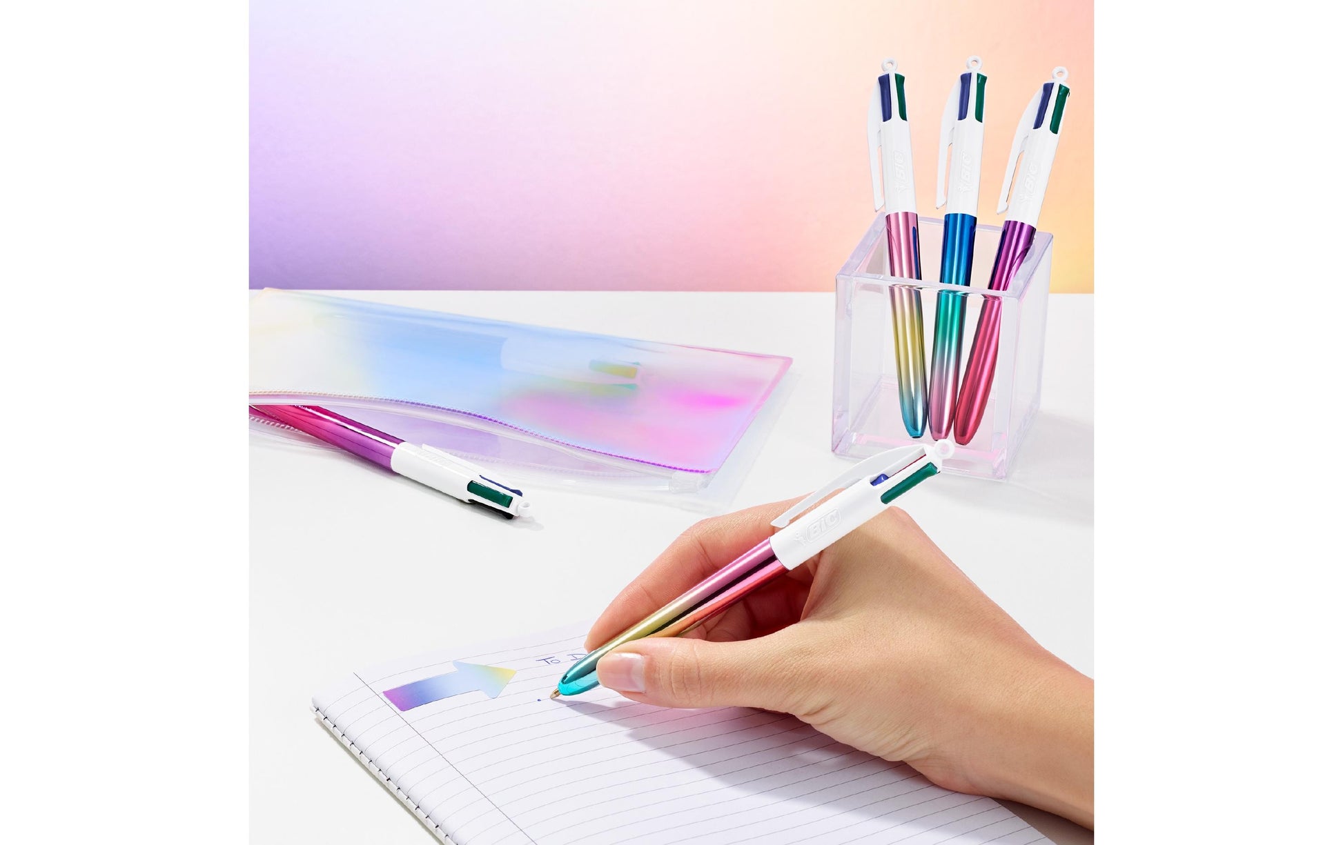 BIC Kugelschreiber – bunt, Kunststoff