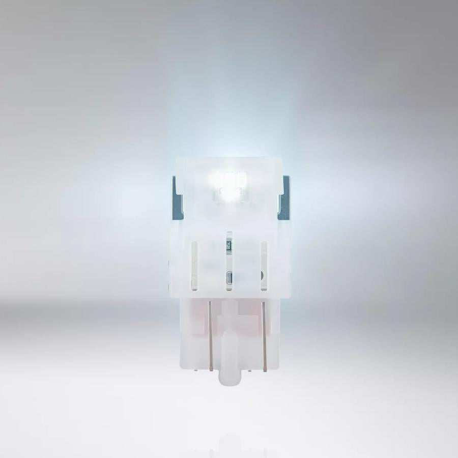 Osram Leuchtmittel W21/5W W3x16q – Kaltweiss 6000 K, 155 lm, 2,7 W – 2 Stk.