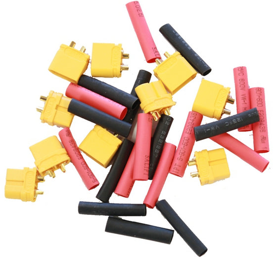 EP Product Adapterkabel, XT60U Stecker/Buchse, mit Schrumpfschlauch – schwarz, rot, gelb