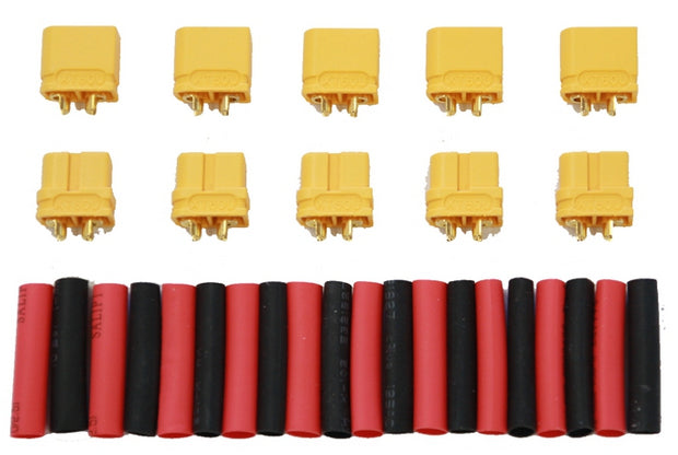 EP Product Adapterkabel, XT60U Stecker/Buchse, mit Schrumpfschlauch – schwarz, rot, gelb