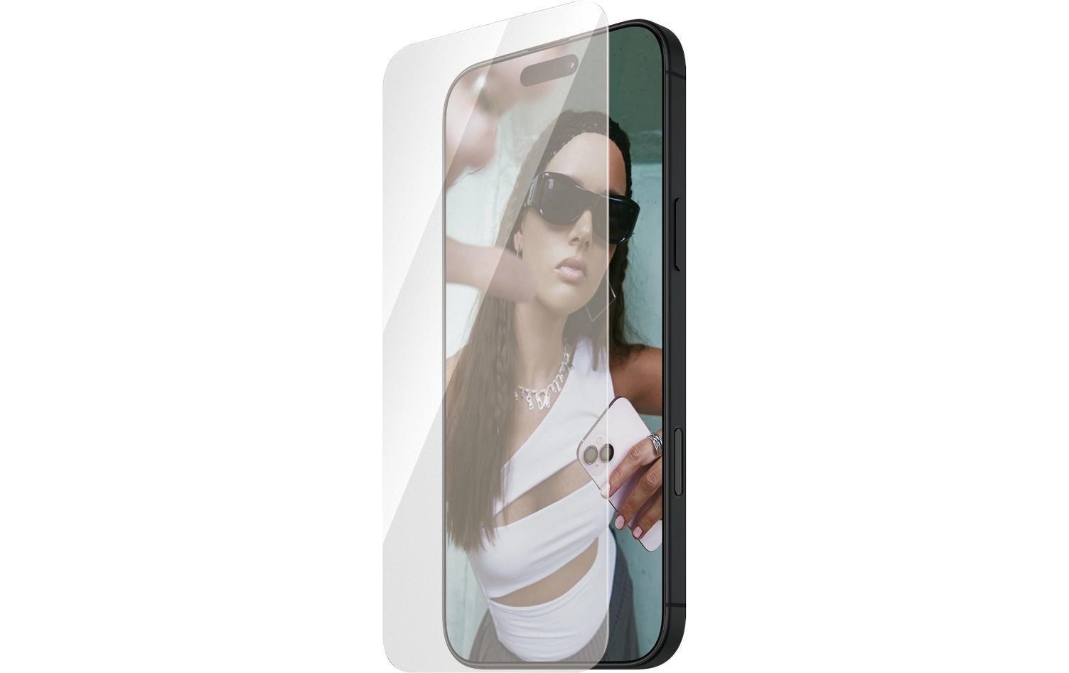 PanzerGlass Displayschutz (Panzerglas), Ultra-Wide Fit – für iPhone 16 Pro Max – mit Applikator