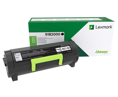 Lexmark Toner – schwarz, 2500 Seiten