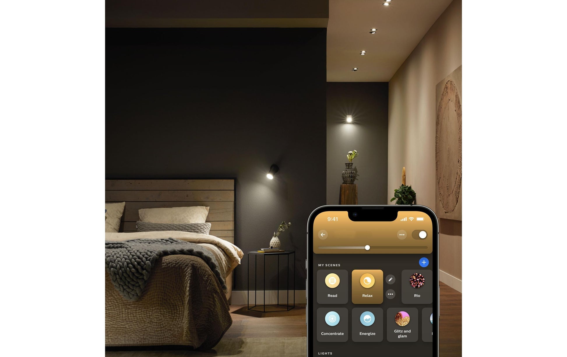 Philips Hue Smart-Leuchtmittel GU10 – Warmweiss 2700 K, 400 lm, 4,2 W, Bluetooth/Zigbee – 1 Stk.