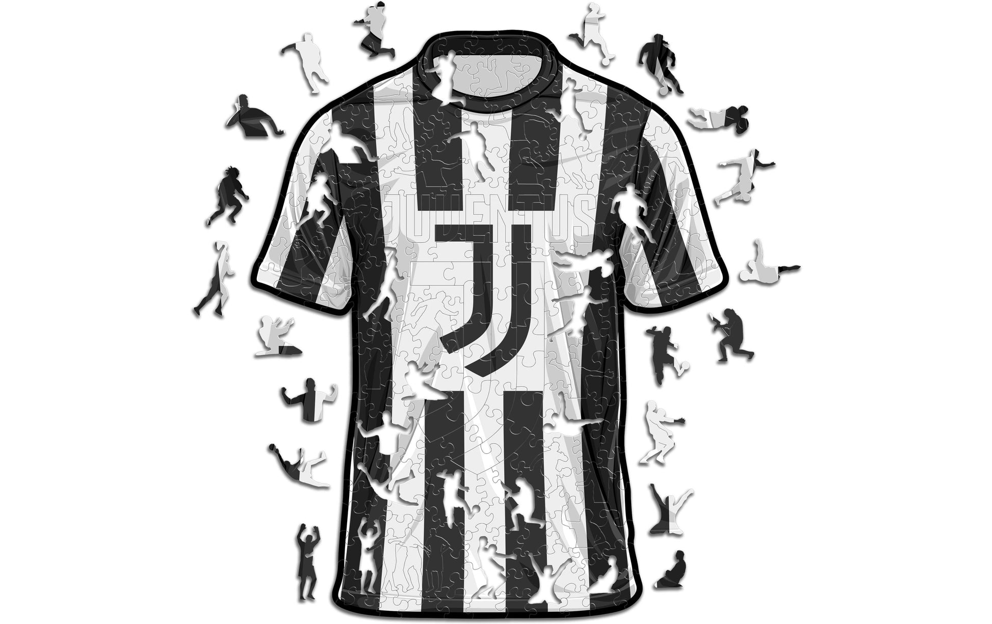 Iconic Puzzles Juventus FC – Trikot – Logikspiel, ab 10 Jahren