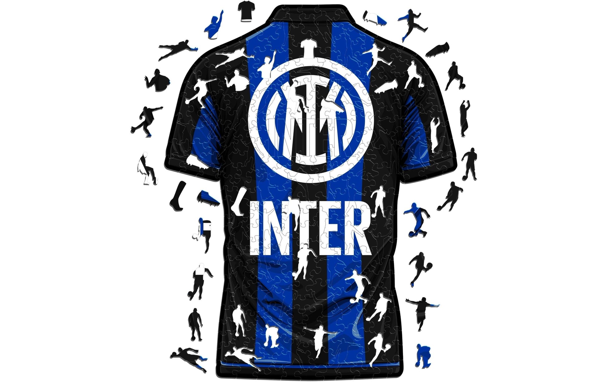 Iconic Puzzles FC Inter Mailand - Trikot - Logikspiel, 1 Spieler, ab 10 Jahren
