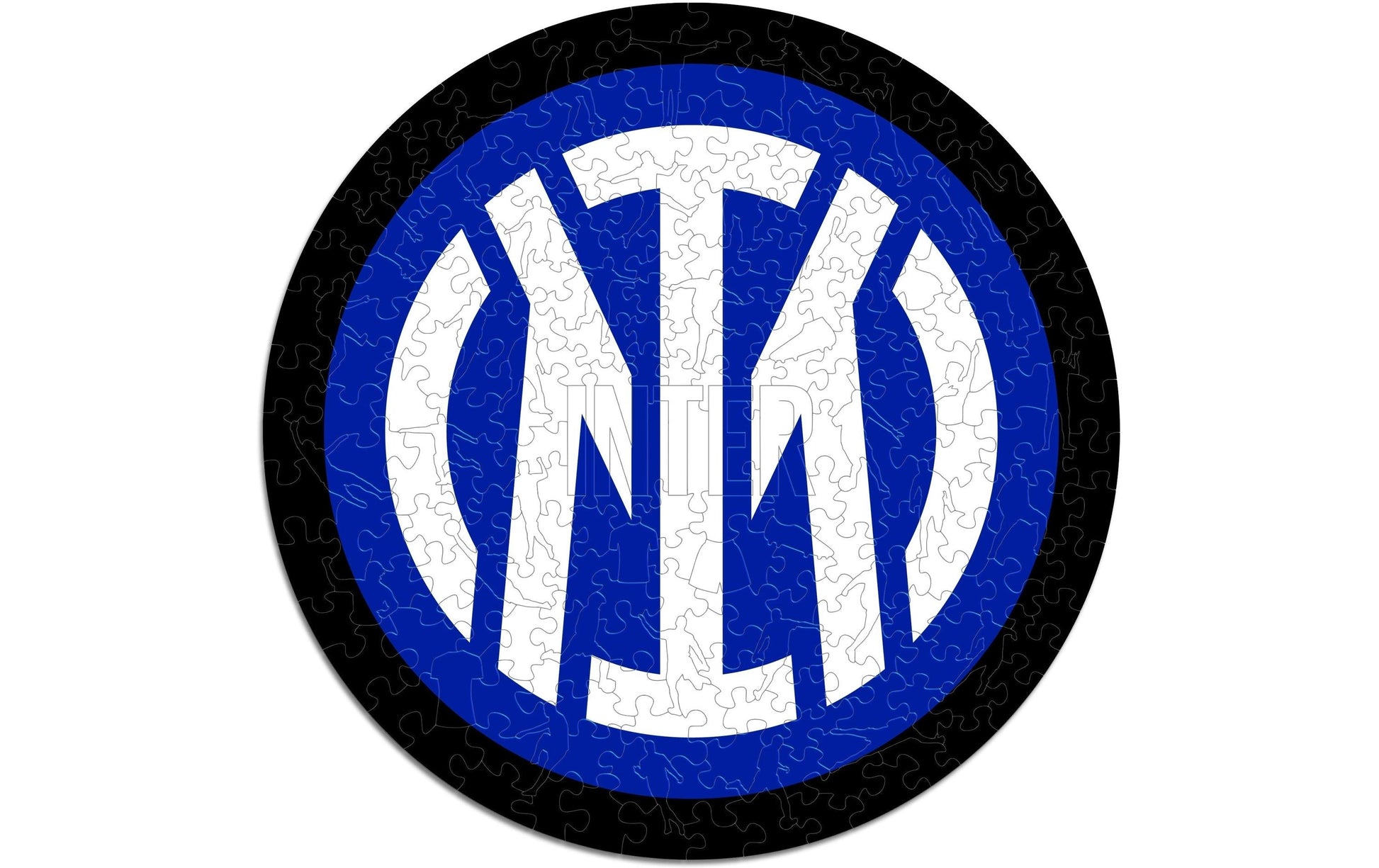 Iconic Puzzles Puzzle FC Inter Mailand Logo – 270 Teile – 37,5 × 37,5 cm – ab 10 J. – Holz