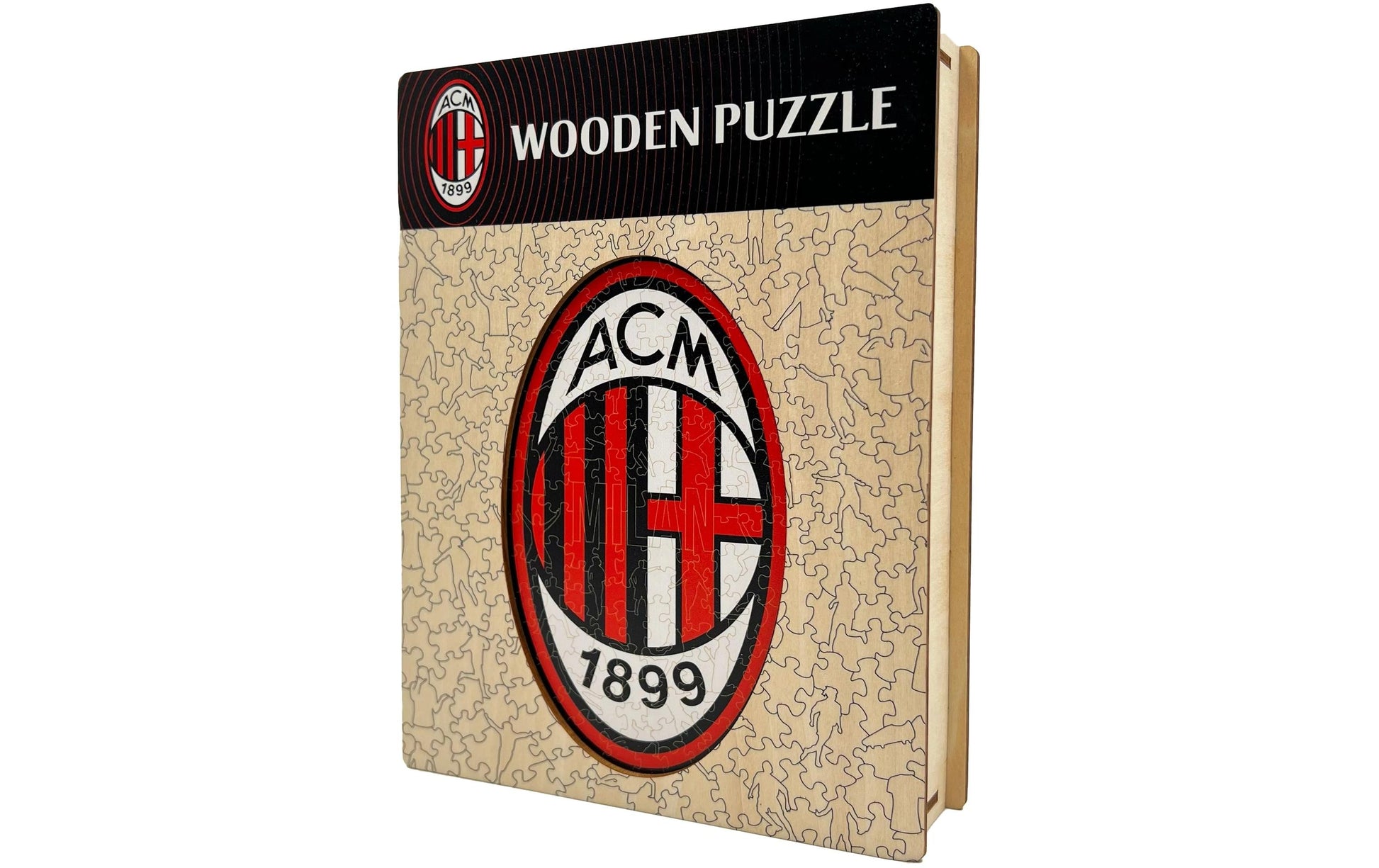 Iconic Puzzles Puzzle AC Milan – 270 Teile – 37,5 × 37,5 cm – ab 10 J. – Holz