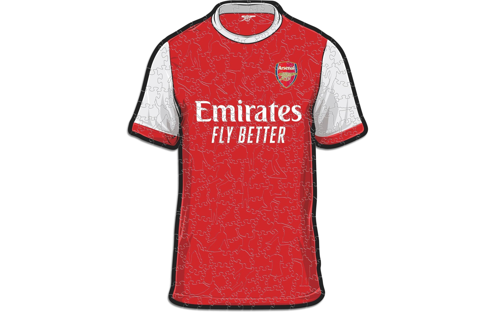 Iconic Puzzles Arsenal FC - Trikot - Logikspiel, ab 10 Jahren