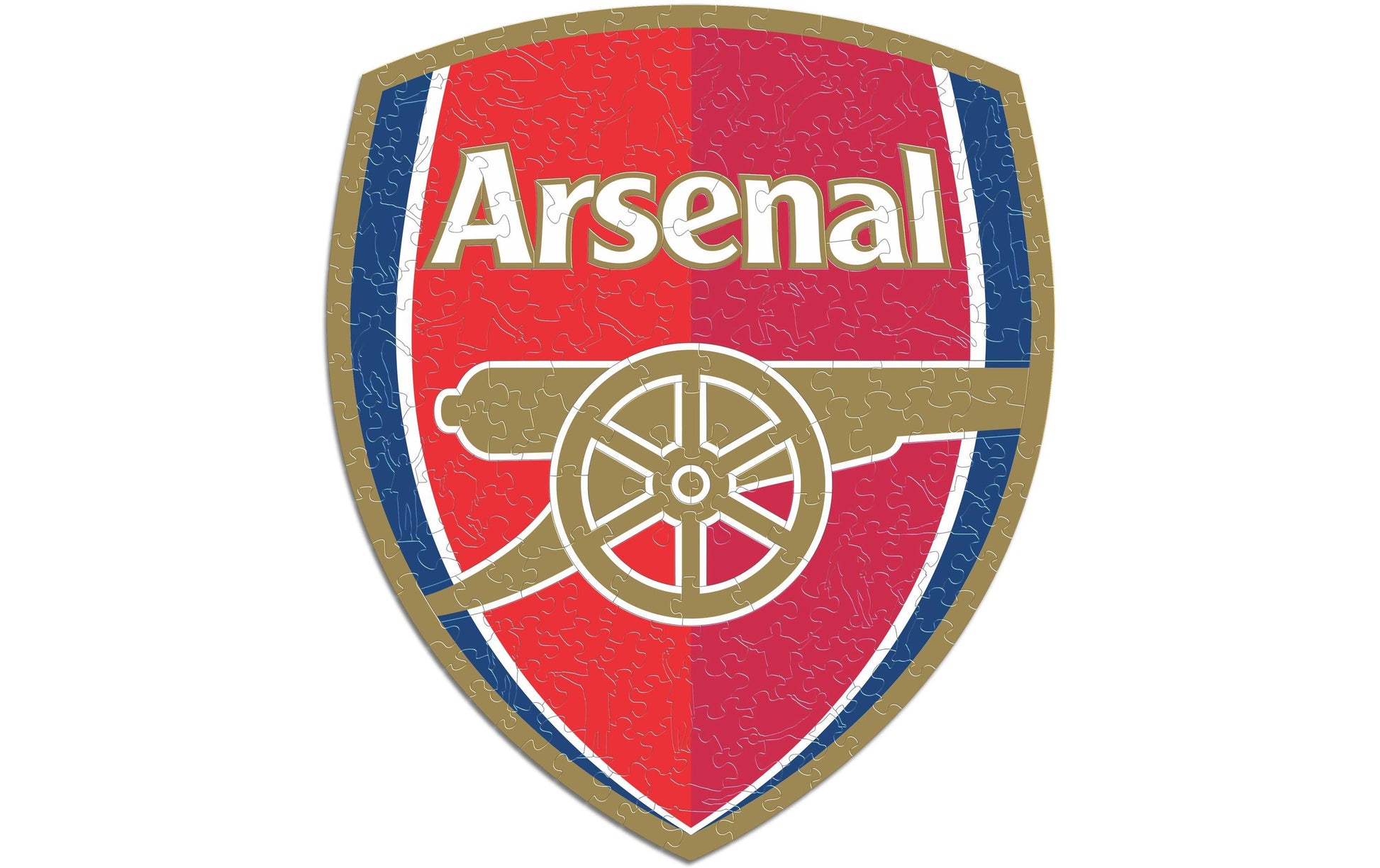 Iconic Puzzles Puzzle Arsenal FC – Logo – 270 Teile – 37,5 × 37,5 cm – ab 10 J.