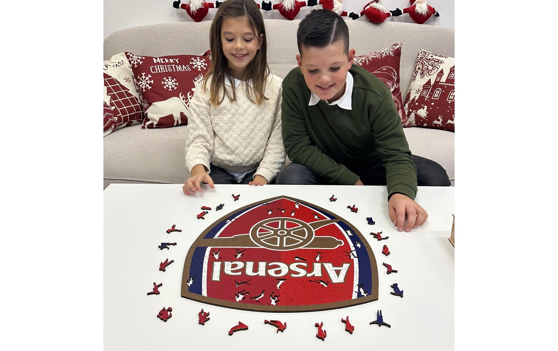 Iconic Puzzles Puzzle Arsenal FC – Logo – 270 Teile – 37,5 × 37,5 cm – ab 10 J.