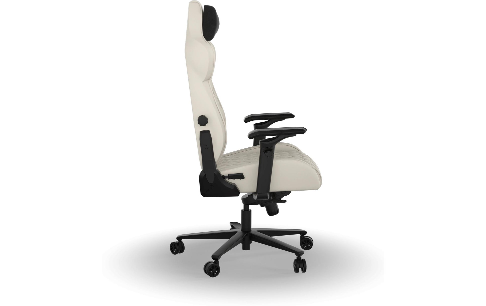 Corsair Bürostuhl T500 Luxe Frost – Sitzhöhe 42–52 cm, 120 kg, Weiss