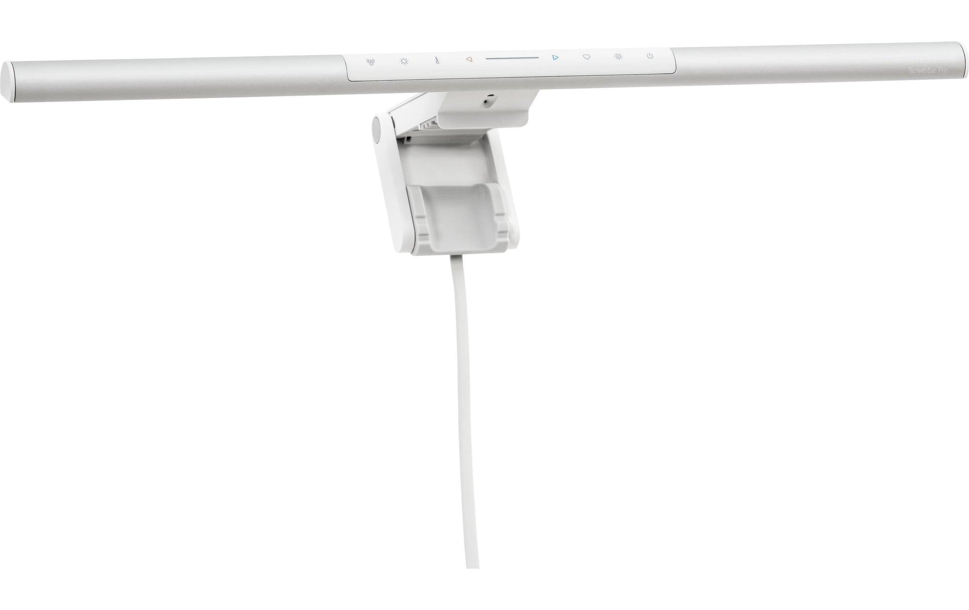 BenQ Monitor-Lichtleiste ScreenBar Pro – 1000 lm, 2700–6500 K (einstellbar), dimmbar, USB – Silber