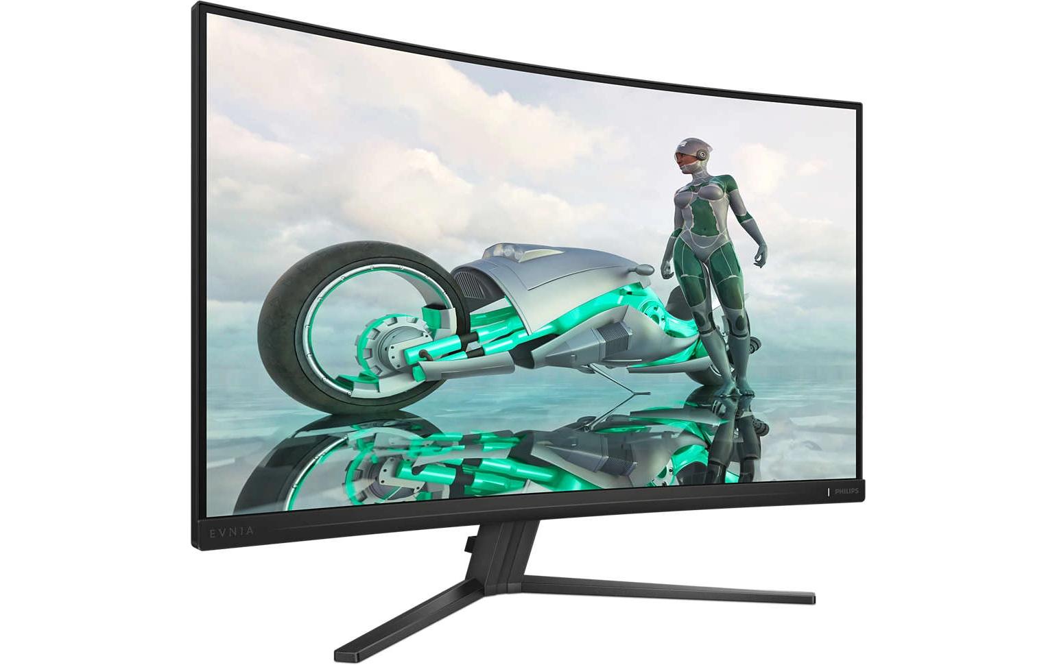Philips 32M2C3500L/00 – Monitor, 31,5", VA, 180 Hz, 300 cd/m², Gebogen, VESA 100 × 100, Anthrazit
