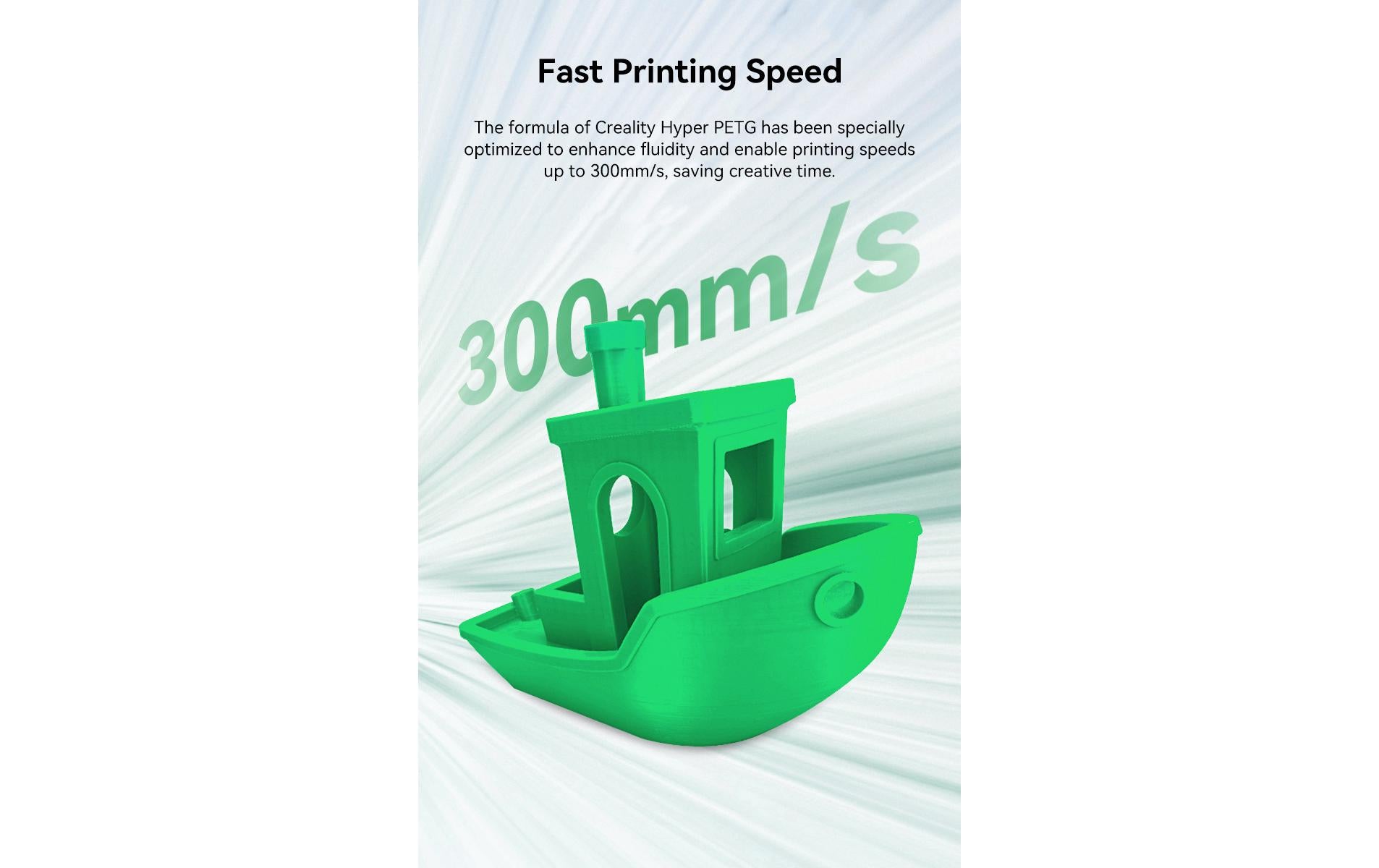 Creality 3D-Drucker-Filament Hyper PETG 1,75 mm Gelb, 1 kg – für Creality 3D